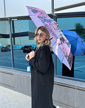 Зонт цветной  PLANET